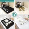 Coffee Machine Water Absorbent Mat, Kitchen Countertop Drainage Mat For Coffee Shop Restaurant Kitchen Carpet Tableware Durable Diatom Mud Table Mat