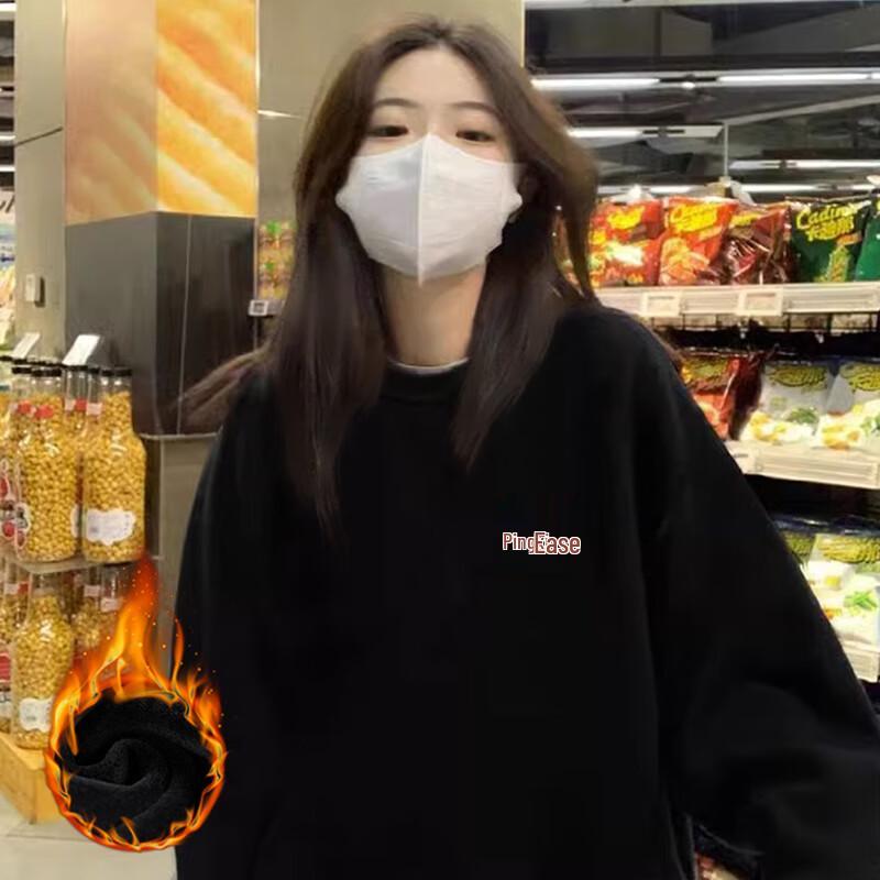 Bluza damska JEANSWEST świąteczna, z polarową podszewką, z okrągłym dekoltem