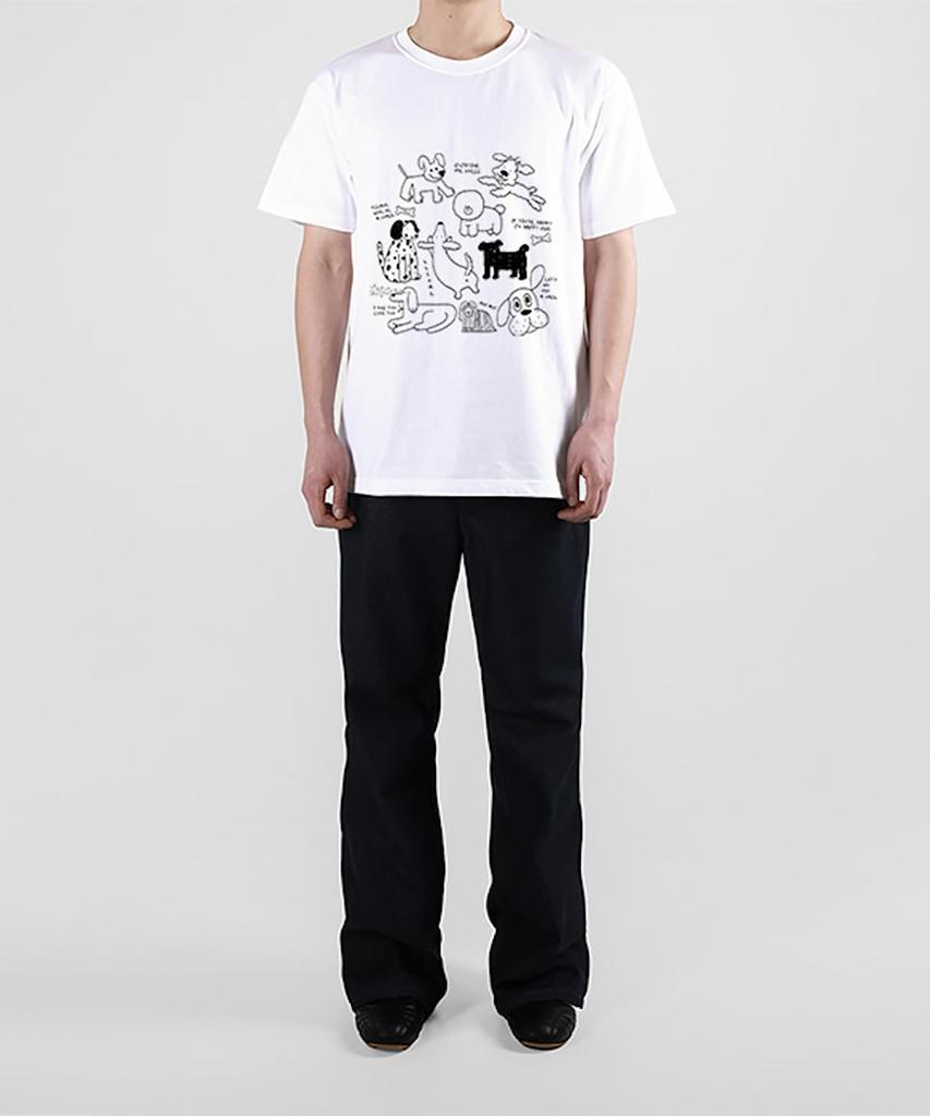 Ttunu Artist Kimae, Puppy Doodles Short Sleeve T-Shirt
