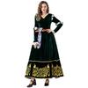 Halloween costume Medieval court style, retro dark green dress Brave legend Merida CO cosplay