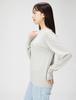 Mira Owen Wool Knit Pullover 09WNT224071 IVR 1 100% Color-Coordinated Women's