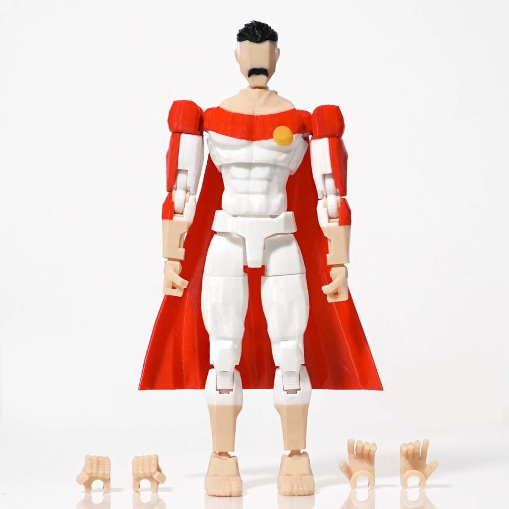 En Stock Nuevo Figuras de Acción Invincible Toys Impresas en 3D T13 Dummy 13 Superhéroes Juguetes Articulados Móviles Cambiaformas