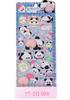 3D Cute Panda Cartoon Stress Relieving Rubber Decor Sticker Paws Phone Case Sticker For Kids Children Fun Classic Toy Sticker