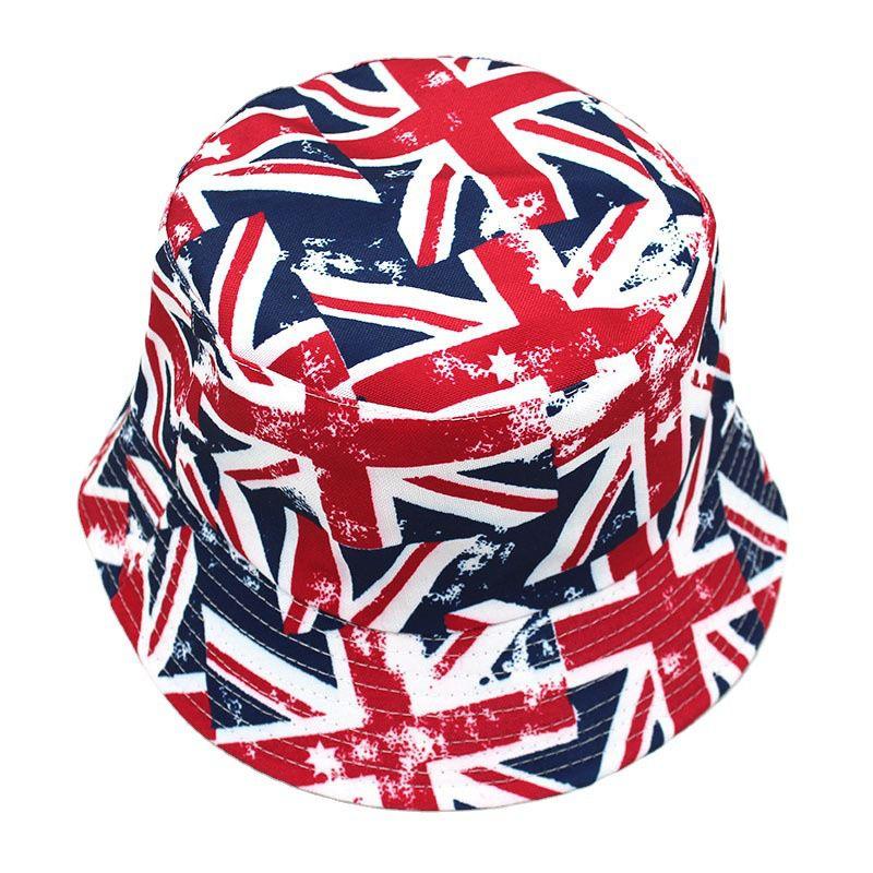 Chapéu Balde Reversível Union Jack Para Amantes do Estilo Britânico Proteja Sua Cabeça Com o Charme da Bandeira