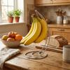 with Base Metal Banana Rack Stable Stand Fruit Display Hanger Creative Banana Holder  Living Room