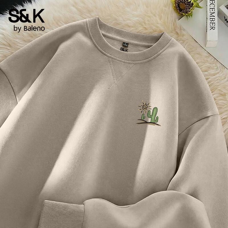 Baleno Men's Loose Fit Graphic Pullover Sweatshirt