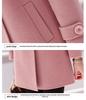 2024 Autumn Women's Korean Style Slim Fit Mid-Length Wool Coat