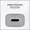 CTCE1 Car Tissue Box Holder Leather Car Armrest Napkin Case Sun Visor Backseat Bag For BMW 50th Anniversary Edition E46 E53 E90 E60 E9