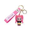 Cute Cartoon Silicone Keychains For Students &  Workers -  Character Designs,  Stylish Key Accessories For Bags, Keys, And Daily Decoratio