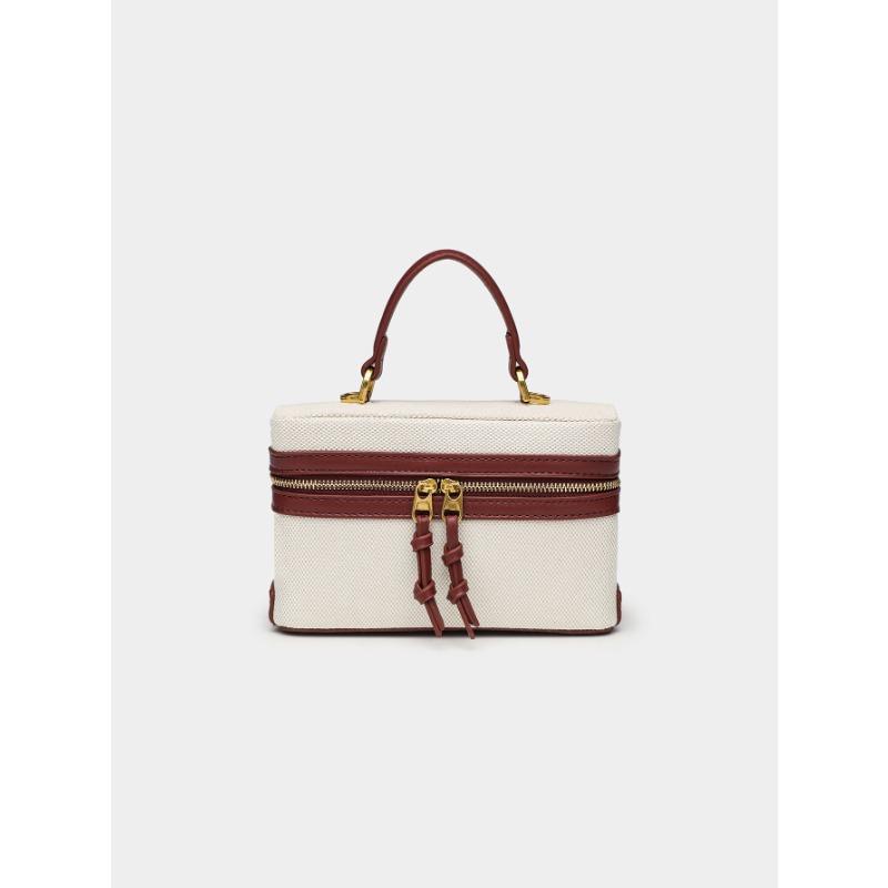 Women's bag spring new single shoulder oblique span popular portable hard fashion small square bag