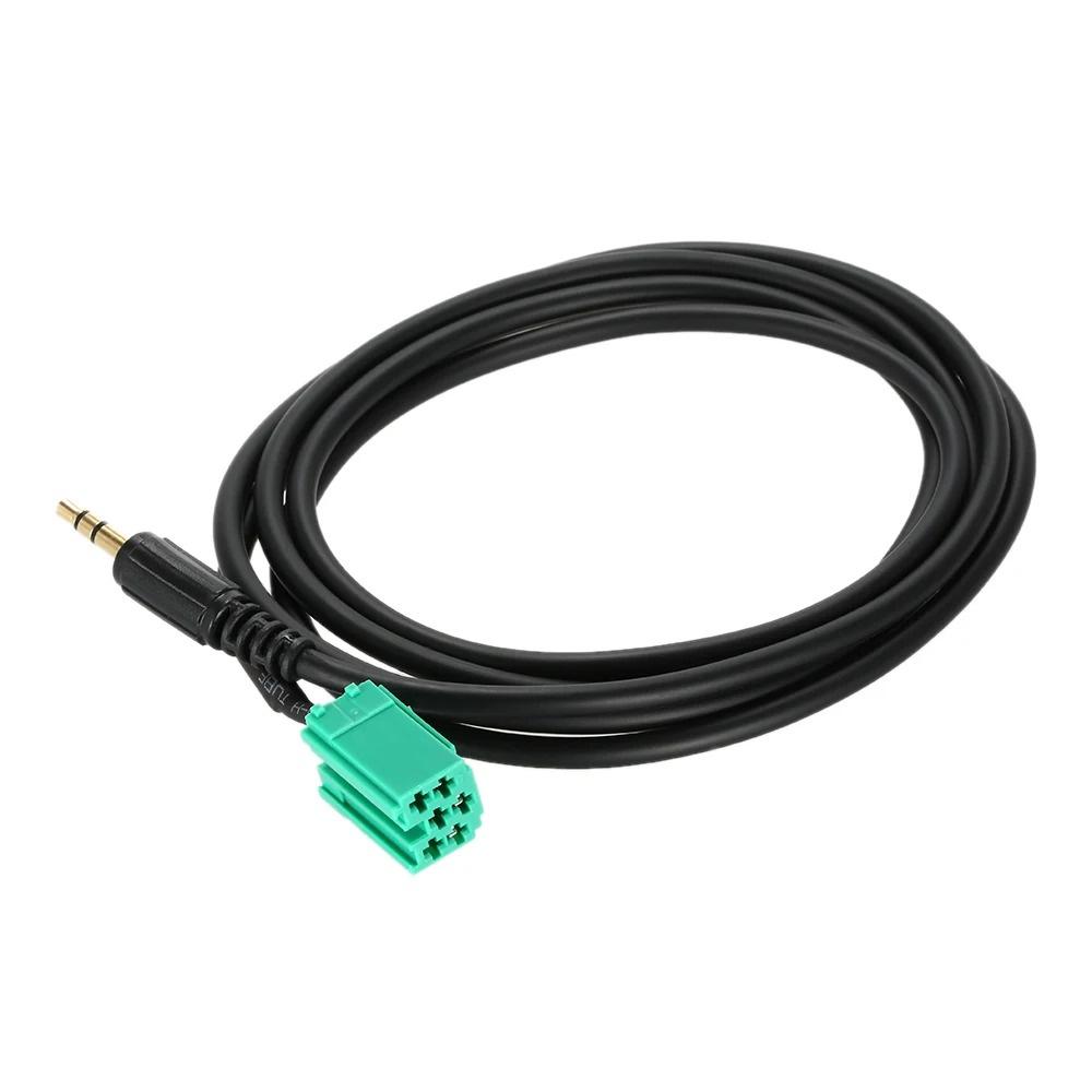 AUX Input 3.5mm Jack Cable Adapter For Renault Clio Megane Laguna