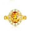 Sace Gems Classic Copper Alloy Zircon Ring Ladies Jewelry Wedding Promise Party Gift
