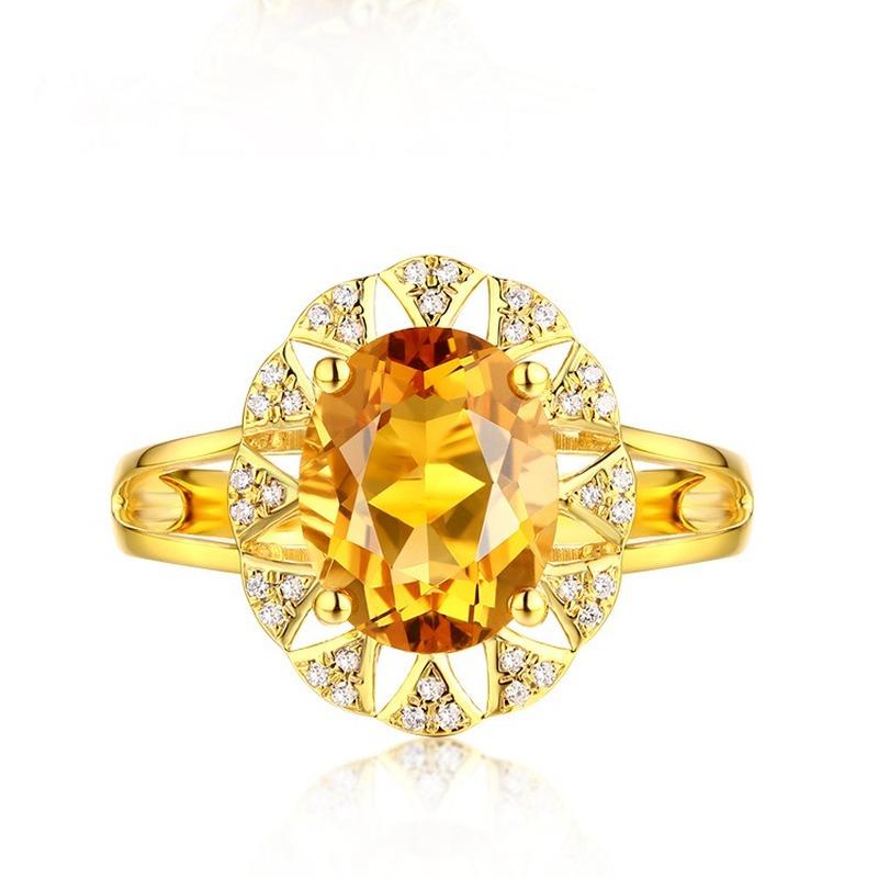 Sace Gems Classic Copper Alloy Zircon Ring Ladies Jewelry Wedding Promise Party Gift