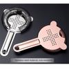 Cross Shape Bar Strainer Removable Spring Bar Tool Ice Separator Cocktail Strainer  Coffee