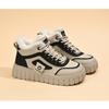 Winter Women's Shoes with Plush High Top Shoes,  Height Increasing, Thickened, Warm Cotton Shoes, Short Boots, Board Shoes, Women's Shoes