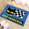 S-Sev M-archal Motorcycle Carpet Garage Mat Racing Cool Moto Display Door Entrance Mat Anti-slip Home Decor Living Room Rug