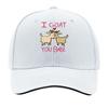 I GOAT YOU BABE VintageStyle Adjustable Baseball Cap with Goat Illustration  Washable Blend Perf Sandwich Baseball Cap