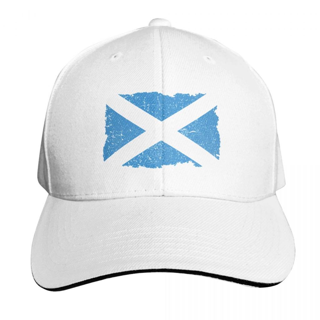 Vintage Scotland Flag Retro Scottish Flag Baseball Cap Unisex Hat Thermal Visor Golf Hat Unisex Sunhat Womens Hats Unisexs