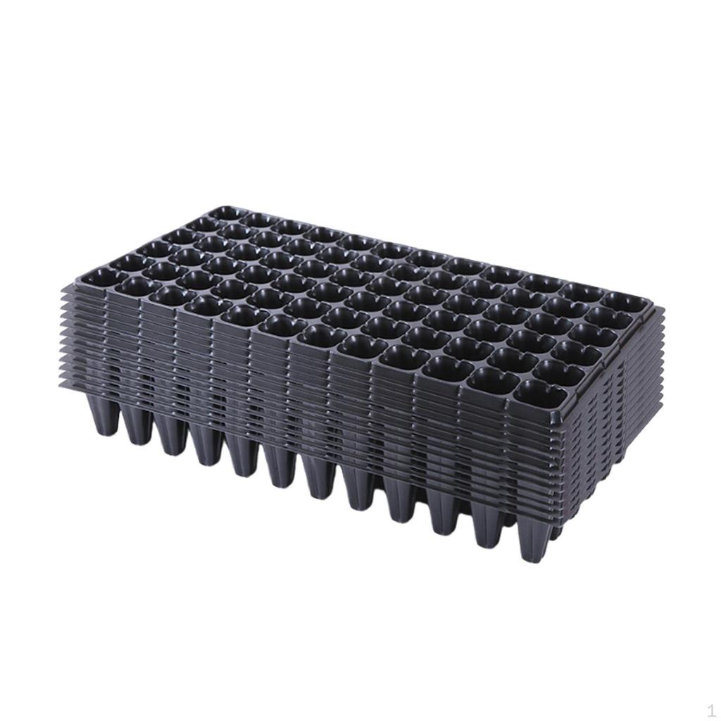 12 Microgreens Seedling Trays, Multi-Chamber Germination Plant Trays Made of Breathable PP