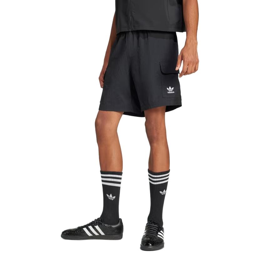 Adidas Originals Essentials Trefoil Casual Woven Cargo Shorts Men Shorts Black JD0406