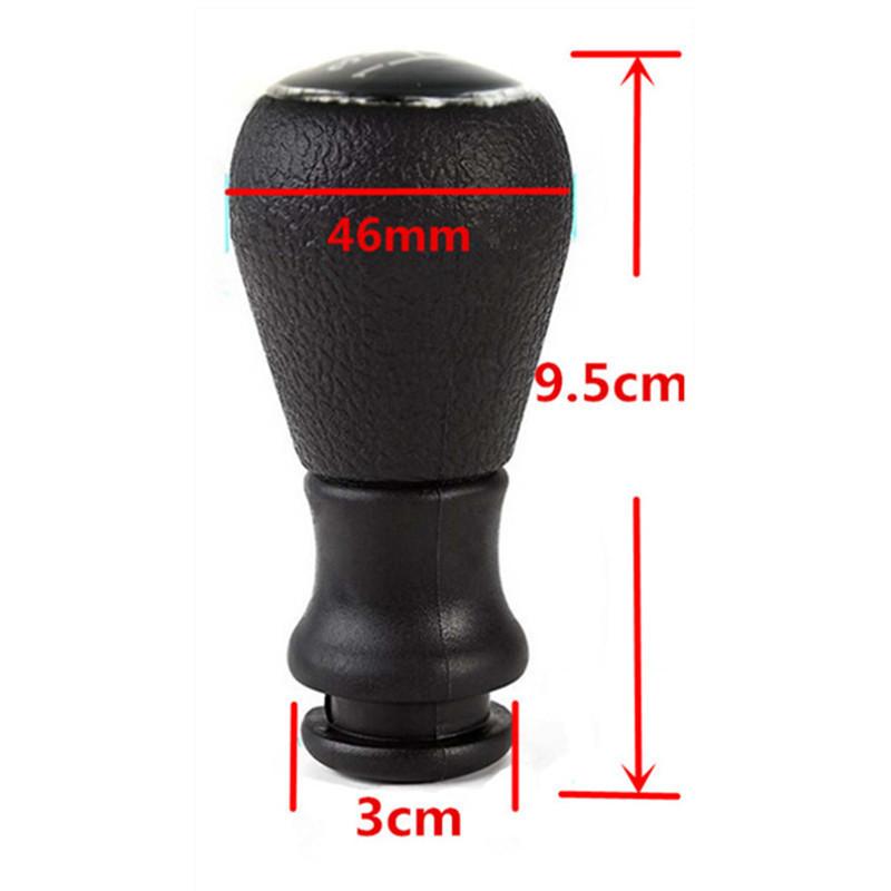 Car Accessories 5 Speed Gear Shift Knob Shifter Lever Stick Gaiter Boot Cover For Peugeot 206 406 Manual