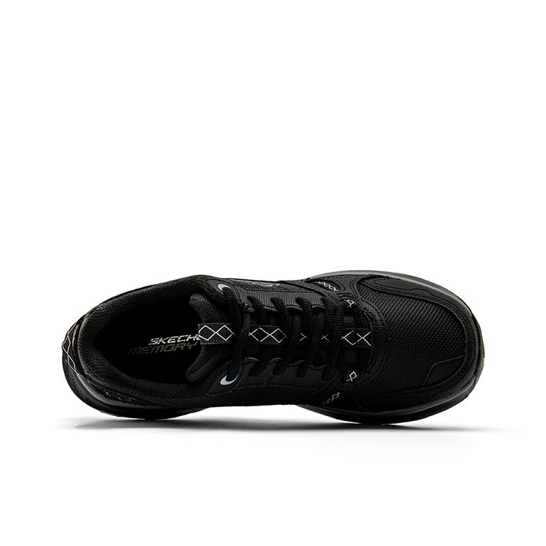 Skechers Ridge Oak - Gateway Trail Comfortable Stylish Trendy Low-Top Casual Shoes Women Sneakers Black 180233-BBK