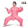 2024 Spring & Autumn Cotton-Silk Tai Chi Suit for Middle-aged & Elderly Men & Women - Practice & Performance Wear