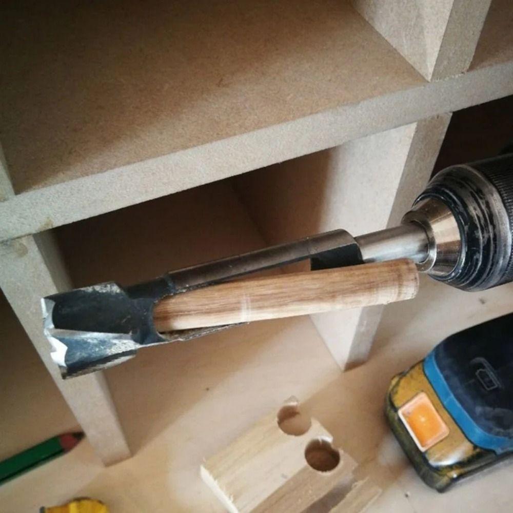 13mm Shank Woodworking Drill Bit High Speed Steel Tenon Dowel Plug Drill DIY Project