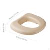 Raised Toilet Seat Cushion Soft Enhanced Comfort for Elderly Reusable Washable Padded