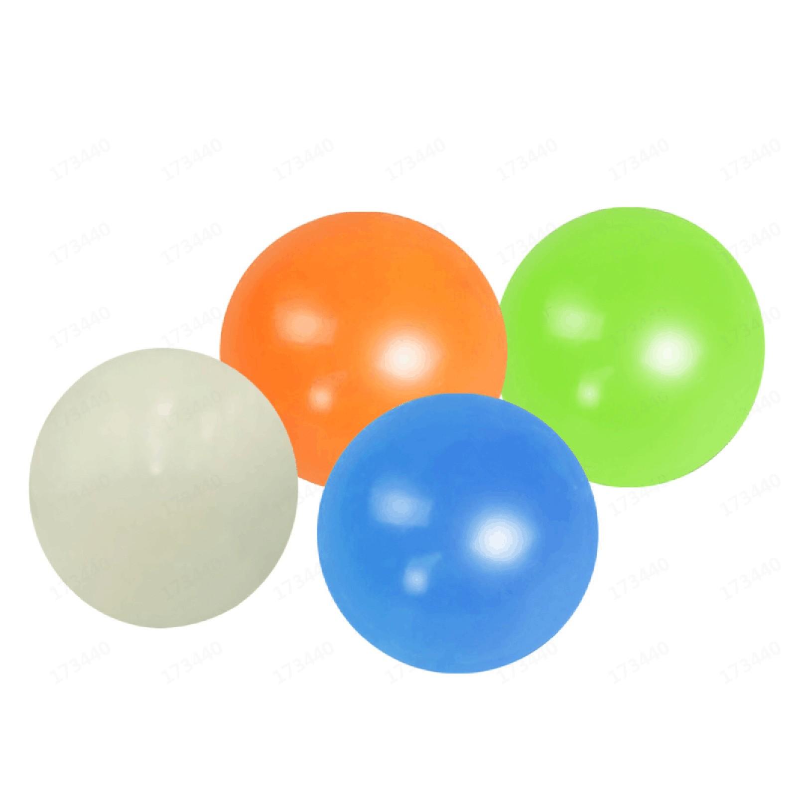 

(H0826)4шт липкие шарики игрушка для снятия стресса липкий настенный шарик декомпрессионная игрушка 50мл белый