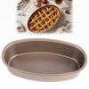 Carbon Steel Oval Cake Mold Non-Stick Non-Stick Cake Mold Cheese Cake Pan  Cake Bread Meat  Baking