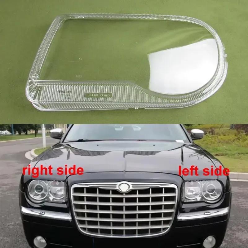 For Chrysler 300C 2004-2011 Car Accessories Headlight Lens Cover Transparent Lampshade Case Headlamp Shell Plexiglass