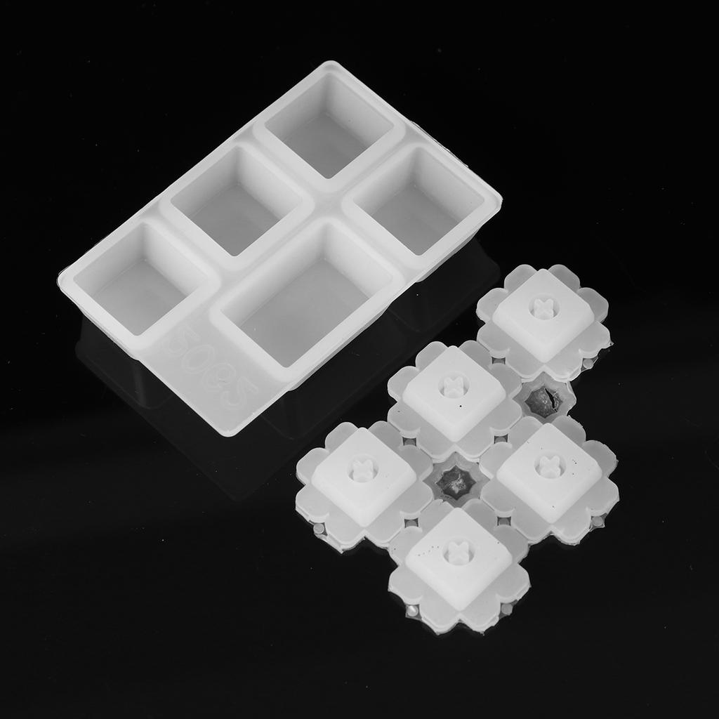 Buy DIY Mechanical Keyboard Key Cap Silicone Mould Set UV Crystal Epoxy ...