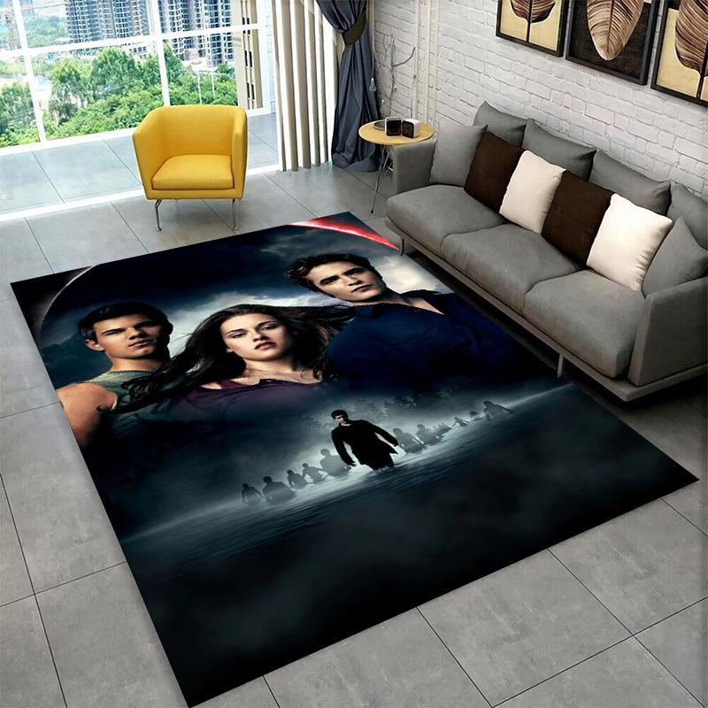 

Classic Twilight Saga Edward Bella Carpet Rug for Playroom Bedroom Living Room Sofa Home Decor,kid Area Rug Non-slip Floor Mat 40x60cm