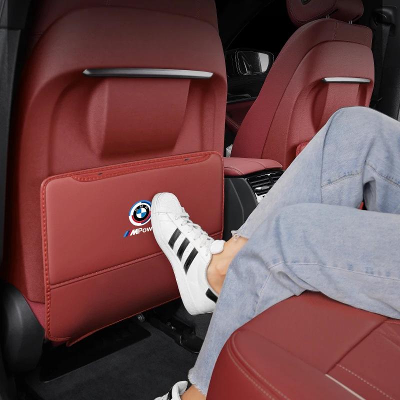 Für BMW M Power X3 X5 E39 E46 E60 F10 F15 F20 F25 F30 G20 G30 G60 Auto Rücksitz-Schutzpolster Rücksitz-Organizer Aufbewahrungstasche