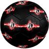 SIZE 5 Atlas Football Club (Black & Red Background) Soccer Ball Colorful All Ages Machine Stitched PVC Competition Ready Durable High-Bounce