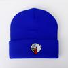 Autumn and winter pullover jacquard hat multi-color letter male and female adult wool knitted hat