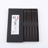 5Pair Wooden Chopstick Present Box Printed Pattern Tableware Set Souvenir Preparation