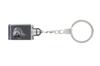 Barbet, French Water Dog - Crystal Key Ring with Dog Photo, Illuminated Key Ring, Unique Gift by Art-Dog Brand