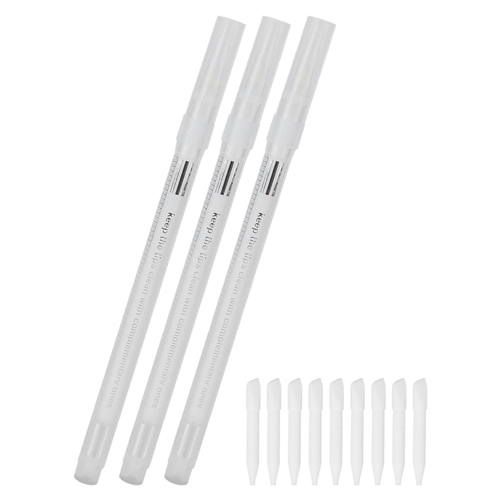 

3 шт. маркер-стиратель, нежный, без запаха, маркер для стирания кожи, ручка с 9 сменными головками для бровей и губ