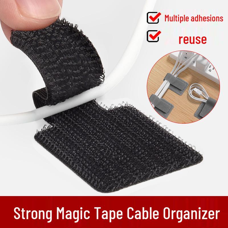 3M Self-Adhesive Hook & Loop Cable Ties Organizer for Power Cords