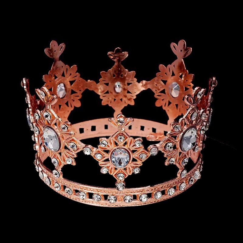 

Взрослые детские сплавные стразы первый день рождения вечеринка торт корона аксессуары украшение ювелирные изделия