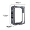 Rabbit Cage Secure Protection Frame with Cold Shoe Metal Rabbit Cage Protective Bezel for DJI OSMO 360 Panoramic Action Camera
