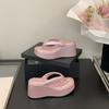 Small Flip-flops Sandals, New Outer Wear, Summer Feeling, Fashion Increase, Thick Bottom Slope Heel, Summer Slippers Women