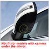 Rearview Side Mirror Trim Cover Fit For  Mitsubishi Outlander 2013 -2015 2016 2017 2018   Car Shell Sticker Accessories
