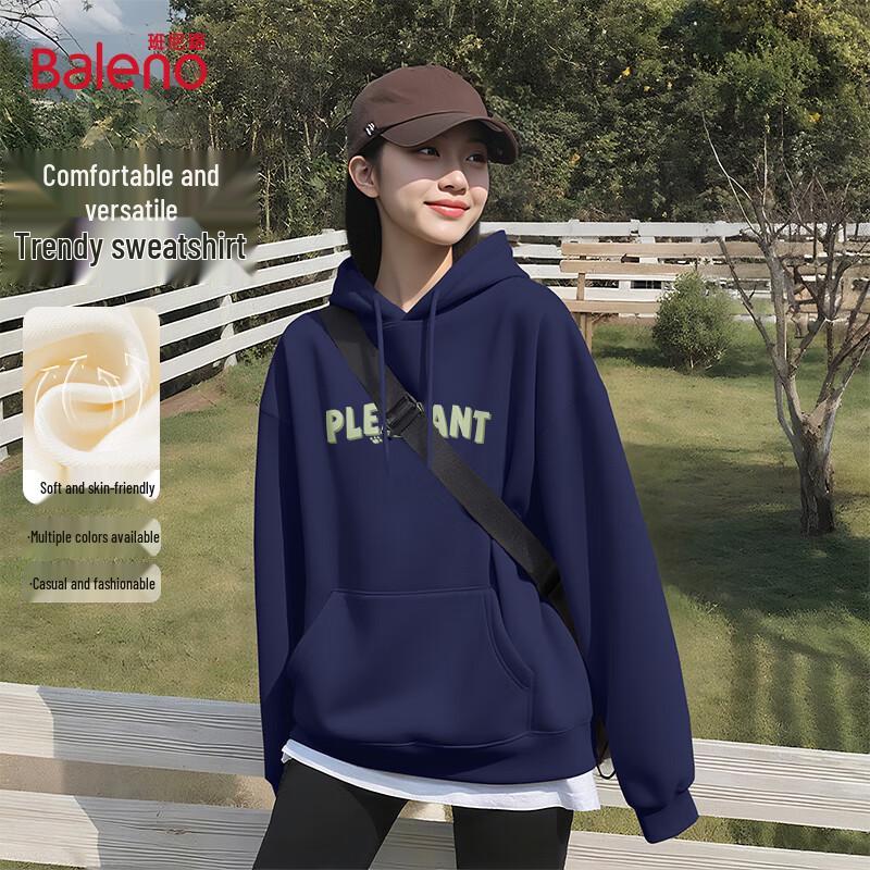 Baleno Women's Letter Graphic Hooded Sweatshirt