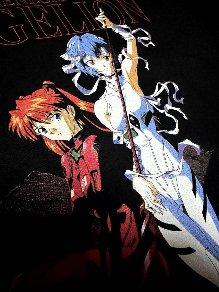 [USED] Evangelion Anime T-shirt, Size XL