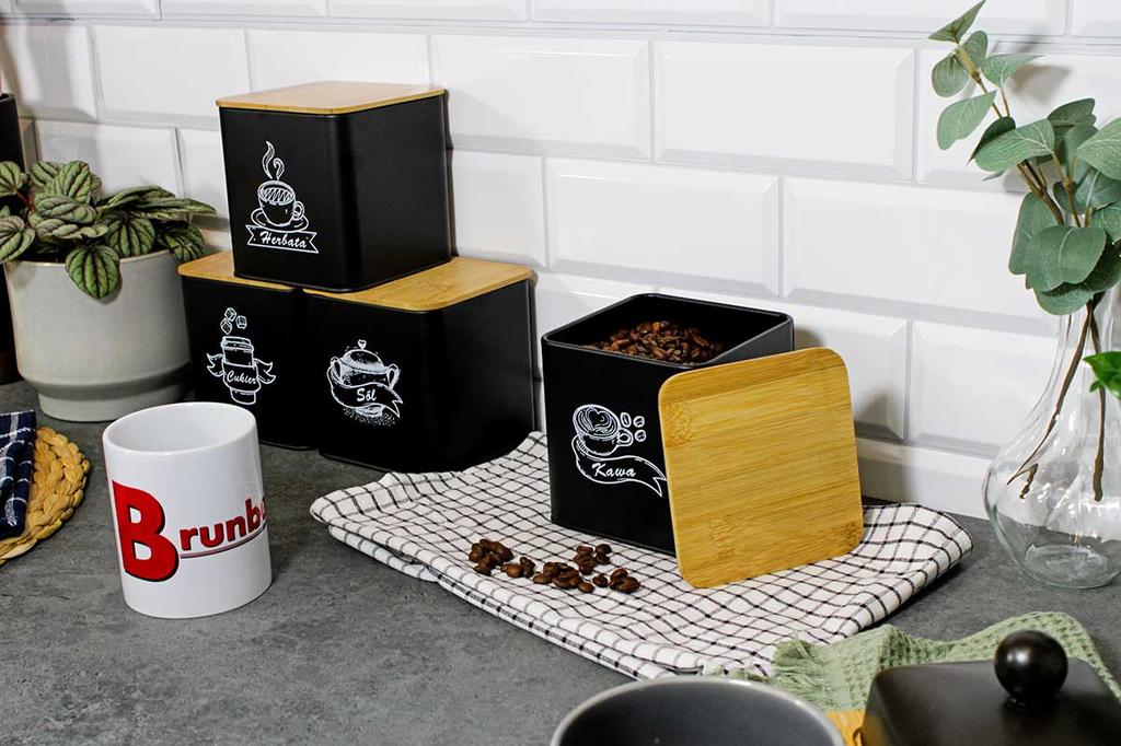 Set Of 4 Kitchen Containers For Loose Products 4263