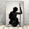Japanese Anime Aesthetic Wall Art Game Retro Samurai HD Oil On Canvas Posters And Prints Home Bedroom Decoration Gifts