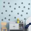 1 Sheet 20pcs/Set Sports Boys Bedroom Art Vinyl Wall Sticker Football Soccer Ball Wall Sticker